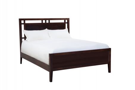 Gridwork Bed with Low Footboard