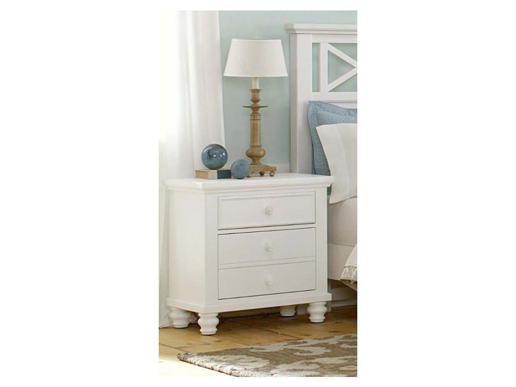 Ellington - White Night Stand - White