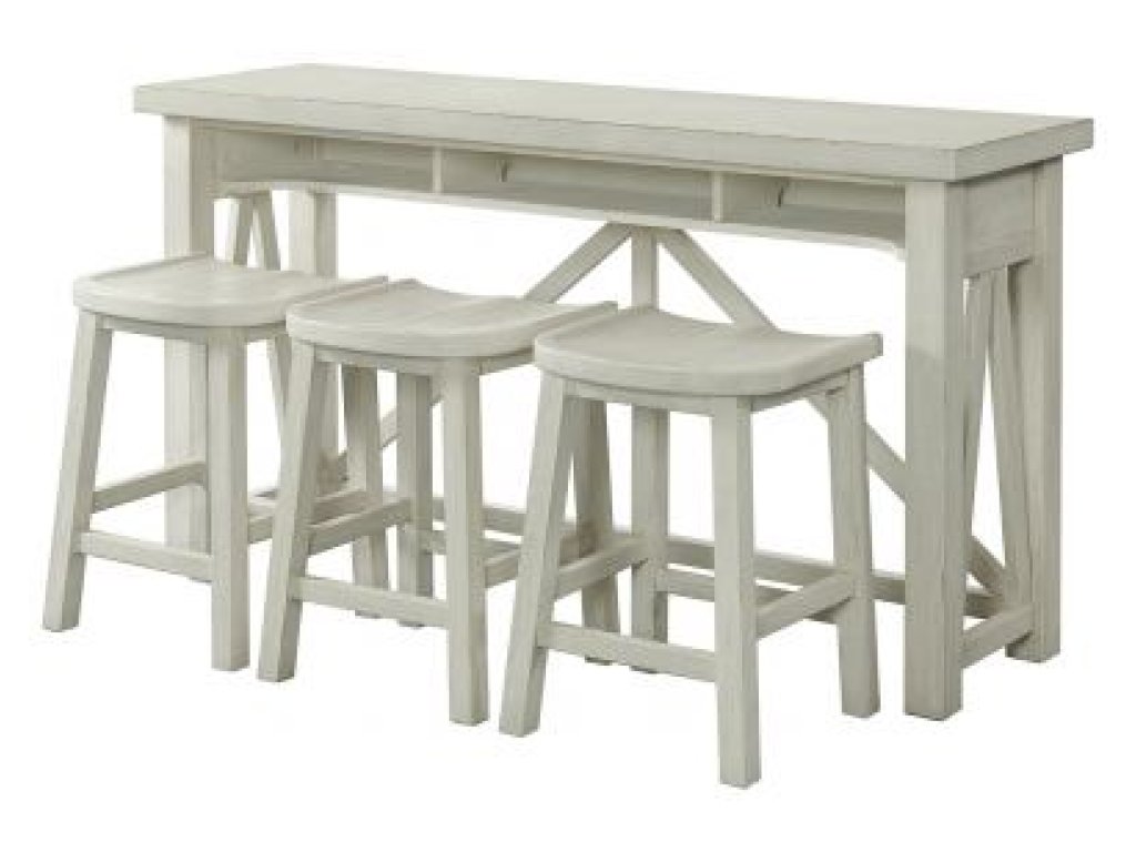Aberdeen Sofa Table with 3 Stools