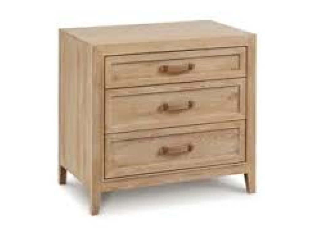COURTLAND BLONDE OAK BEDSIDE NIGHT STAND