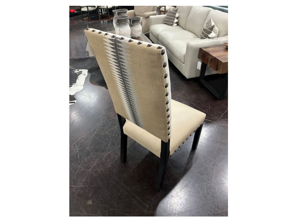 Leather and Fabric Marty Chair - Alternative View