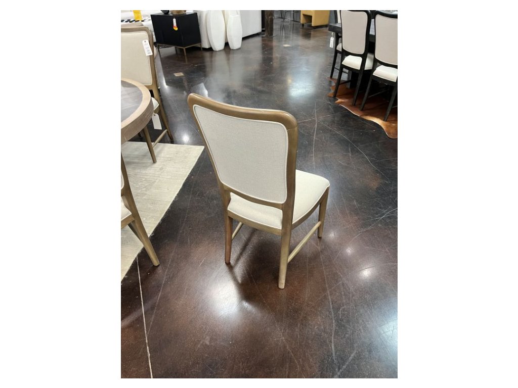 Upholstered Solid Mahogany Wood Dining Chair - Alternative View