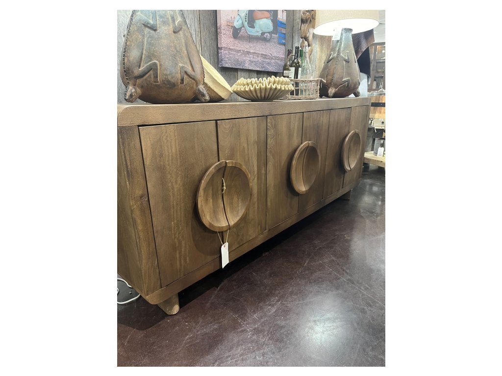 6 Door Round Handle Sideboard