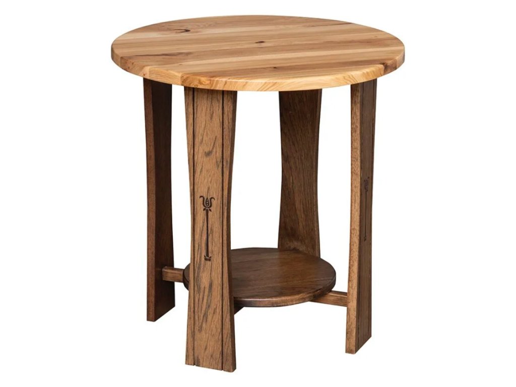 Signature Round End Table