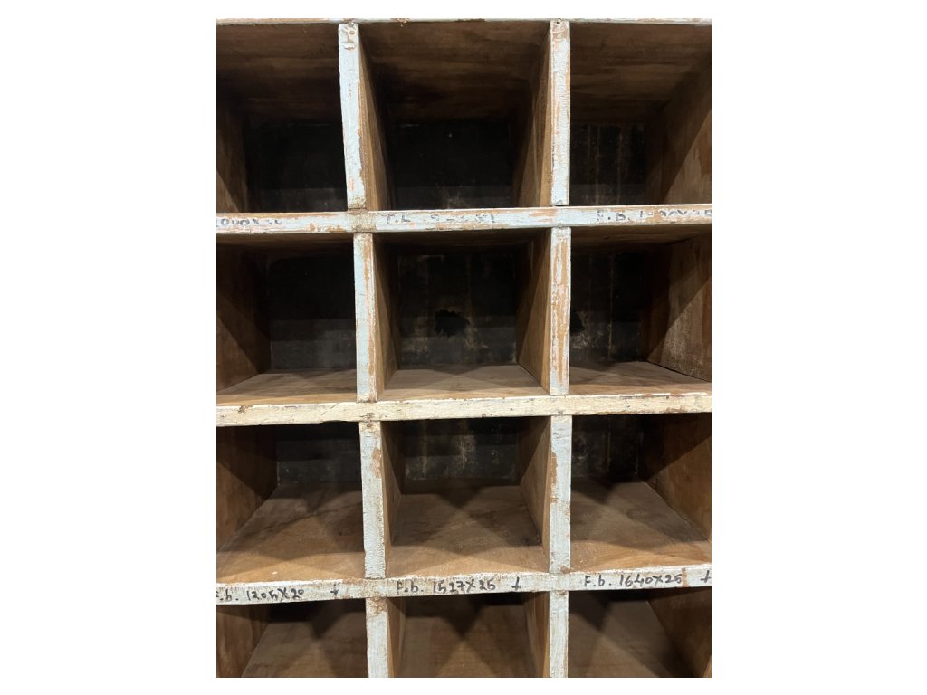 Vintage Cubby with Original Markings