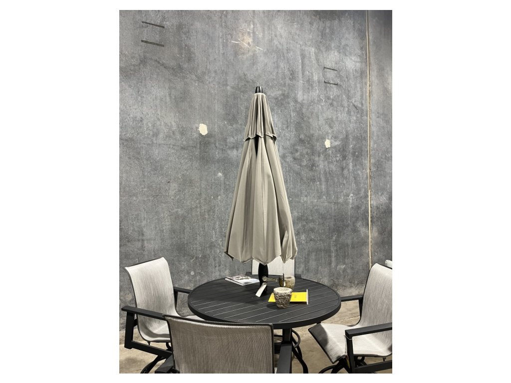 Table Umbrella with Base in Beacon Ash
