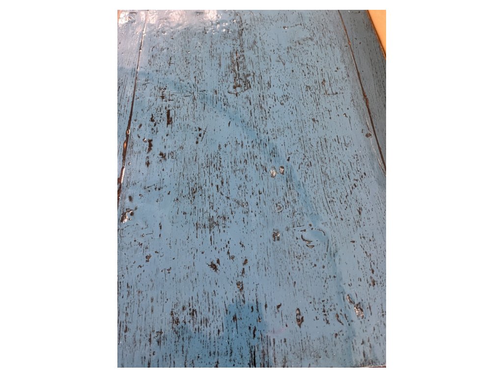 Blue 5 Door Lacquer Sideboard