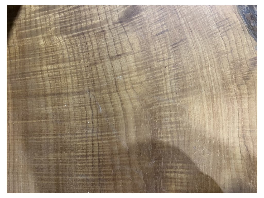 Wood Slab on Metal Base Console - Alternative View