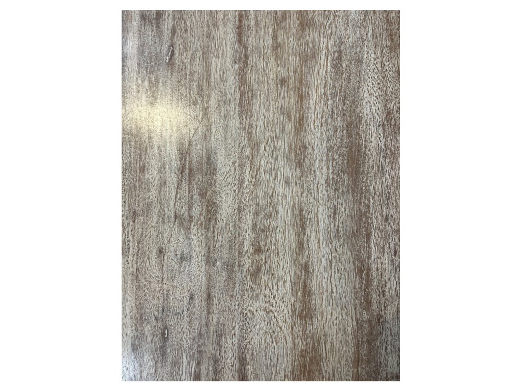 White Washed  Wooden Round Pedestal Table