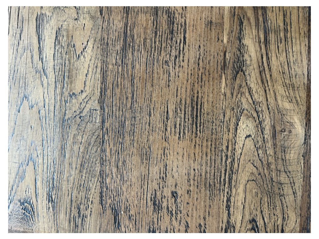 4 Drawer Open Bottom Wooden Console - Alternative View