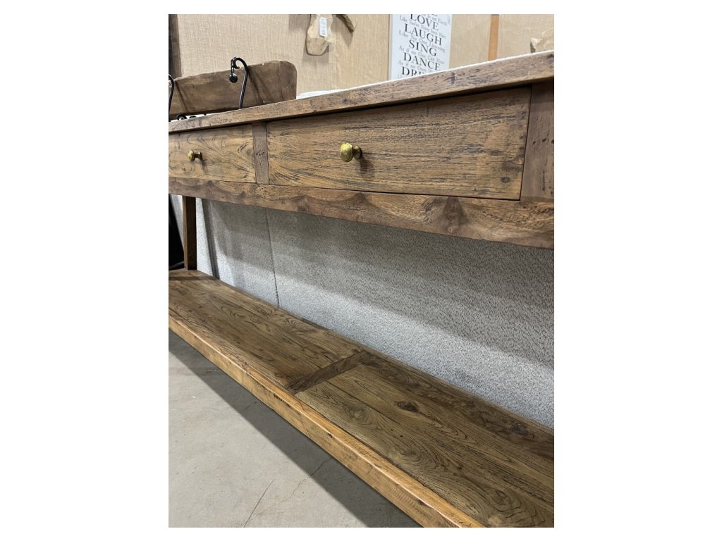 Long Open Bottom 4 Drawer Console - Alternative View