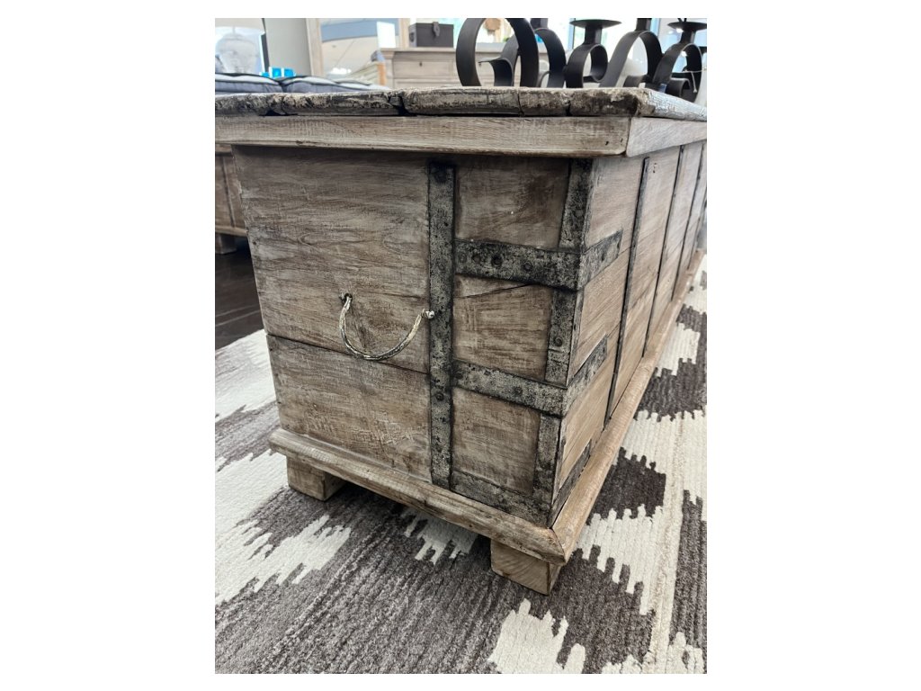 Long Reclaimed Wooden Trunk - Alternative View