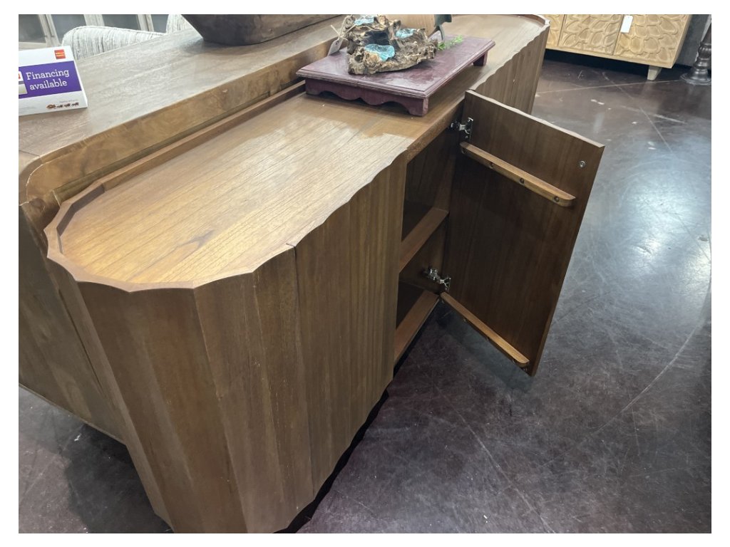 Carved Panel 4 Door Sideboard