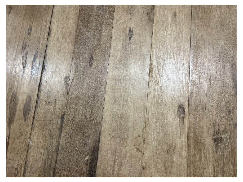 Reclaimed Factory Floor Dining Table - Alternative View