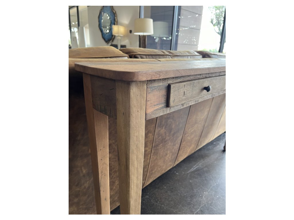 Tall and Skinny Reclaimed Wood Console - Alternative View