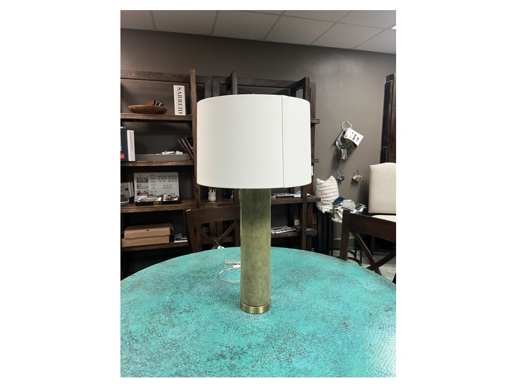 Green and Gold Lamp