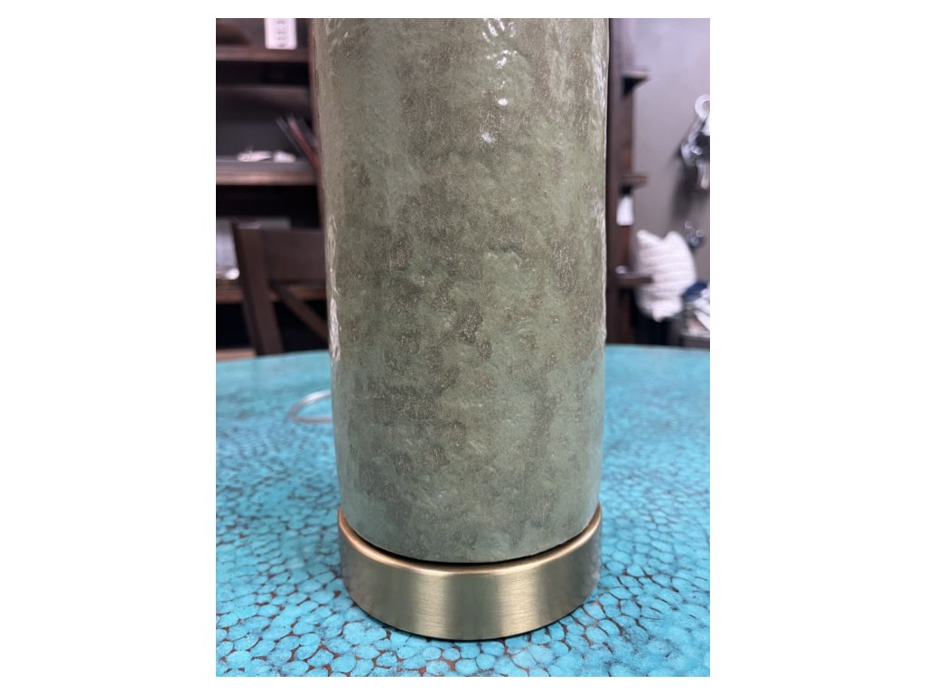 Green and Gold Lamp - Alternative View