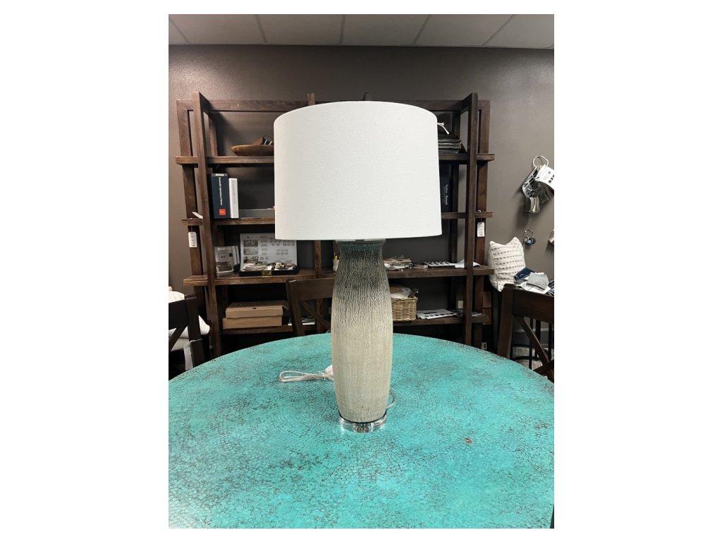 Beige/Taupe Glaze Lamp