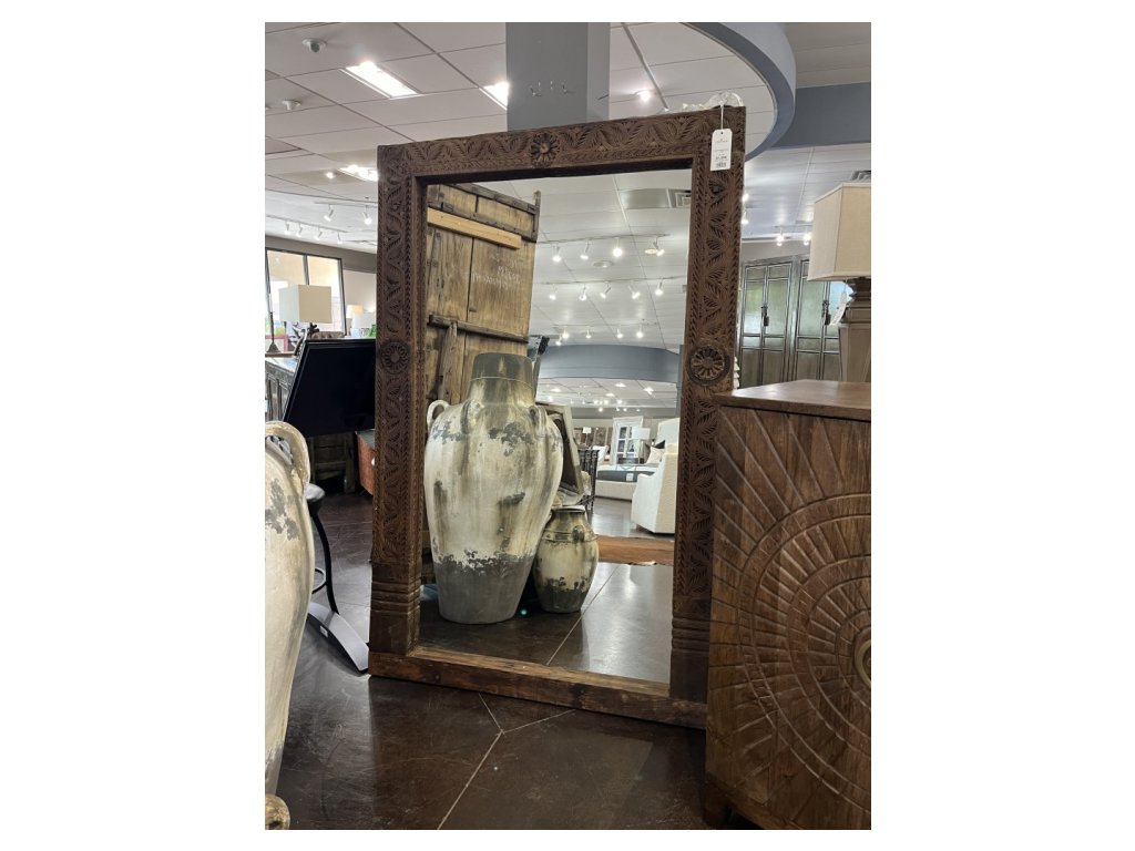 Large wooden Carved Frame Mirror