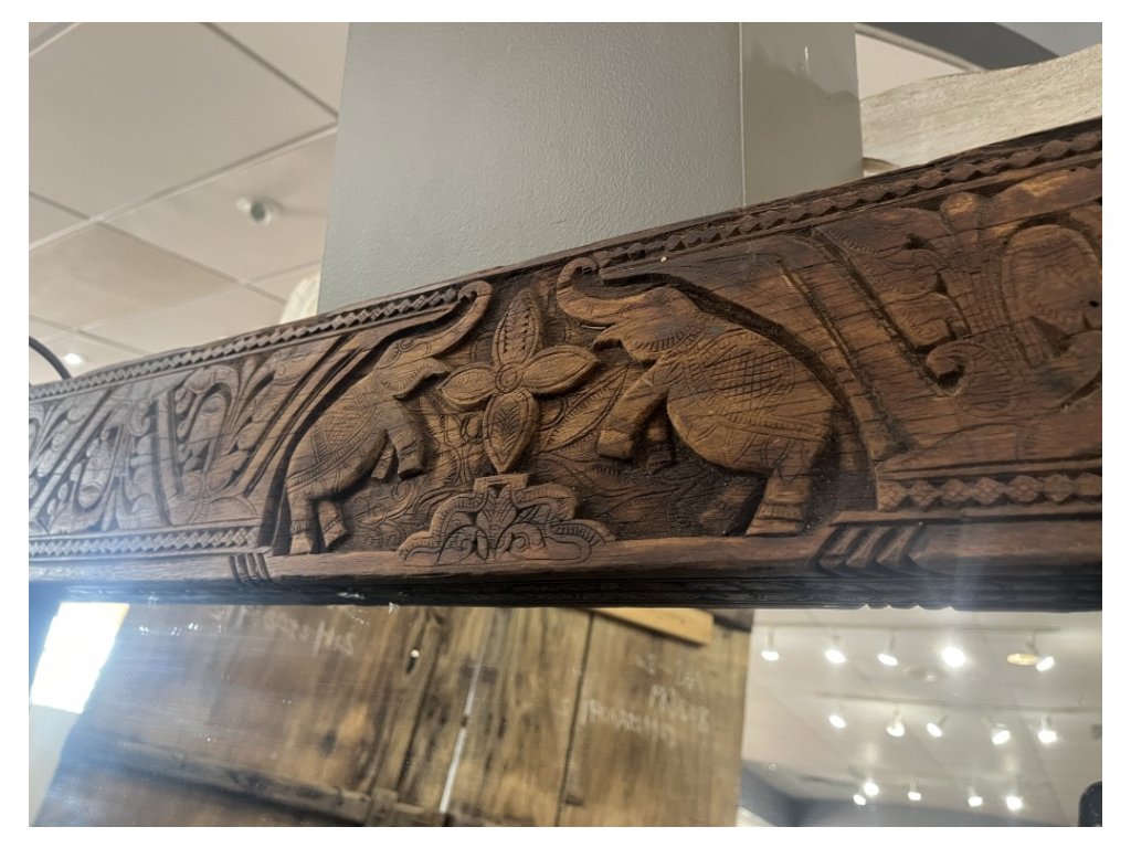 Large wooden Carved Frame Mirror