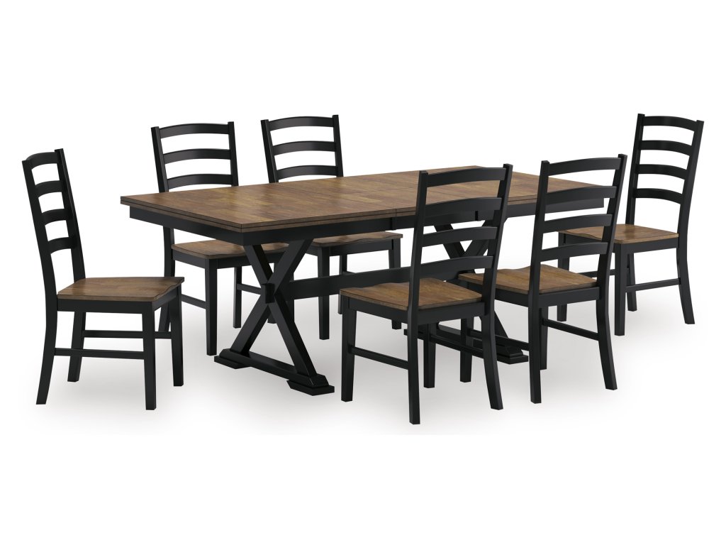 Wildenauer Extension Dining Table and 6 Chairs