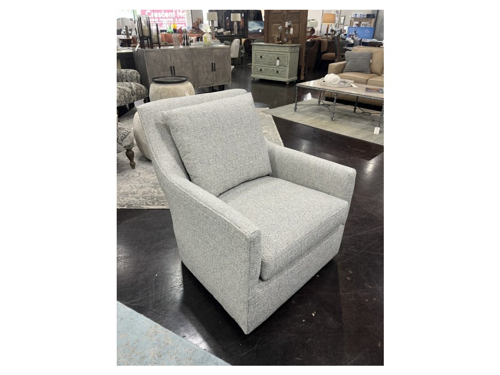Light Fabic Swivel Chair