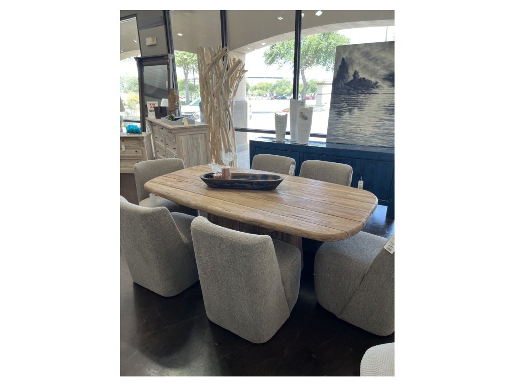 Oval Teak Dining Table