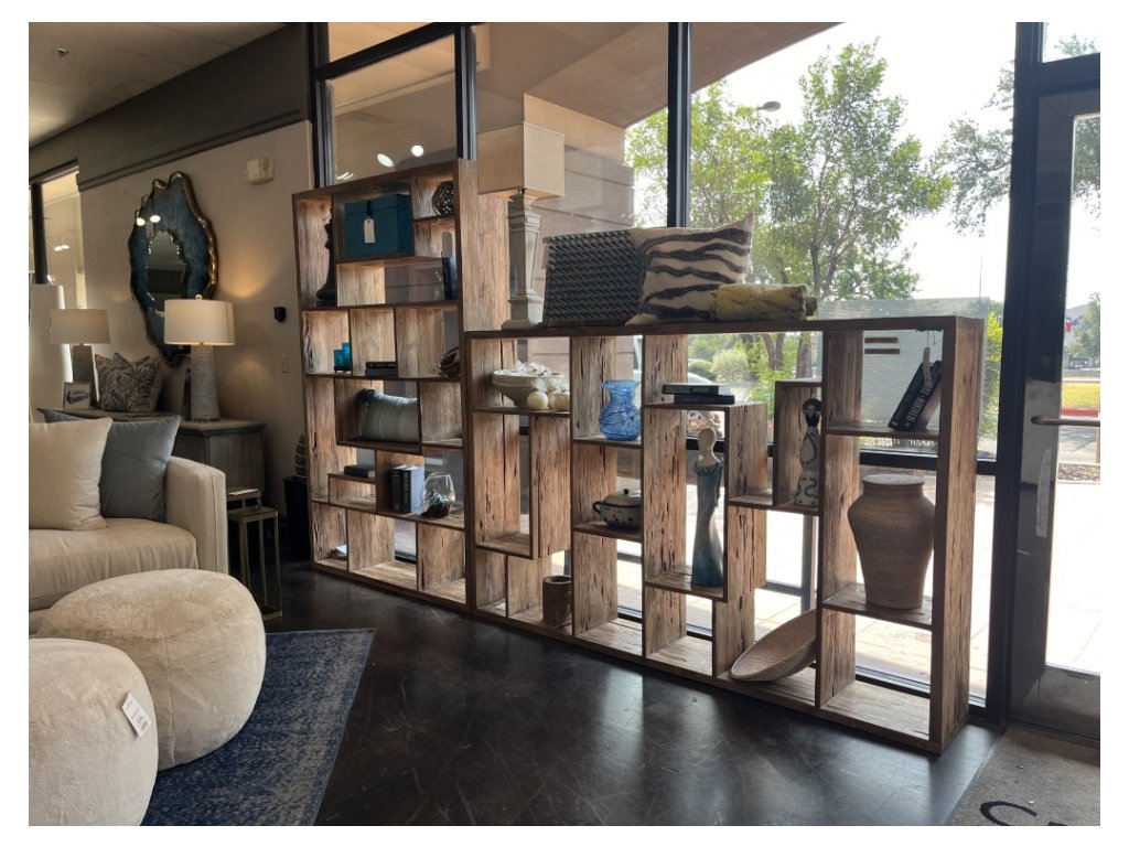 Large Square Section Bookcase - Alternative View