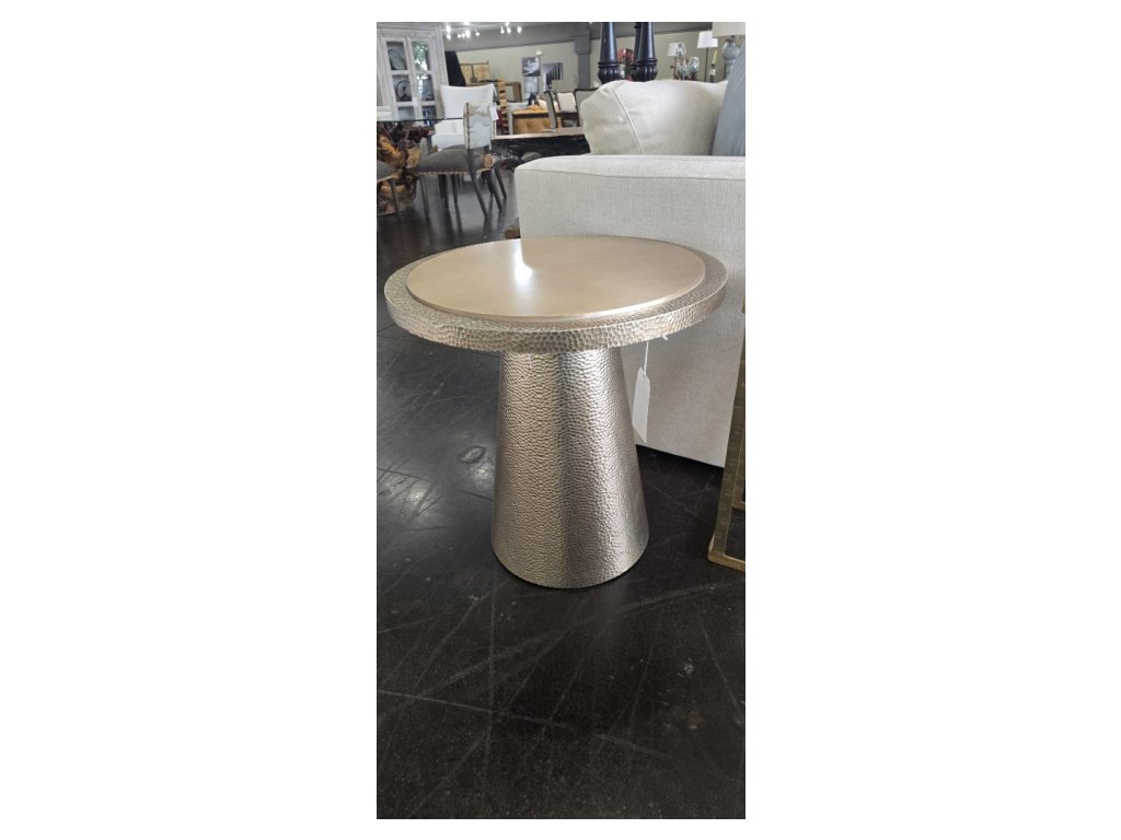 Satin Brass Round EndTable