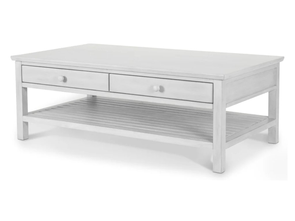 Geneva w/ Castors  2-Drawer Coffee table