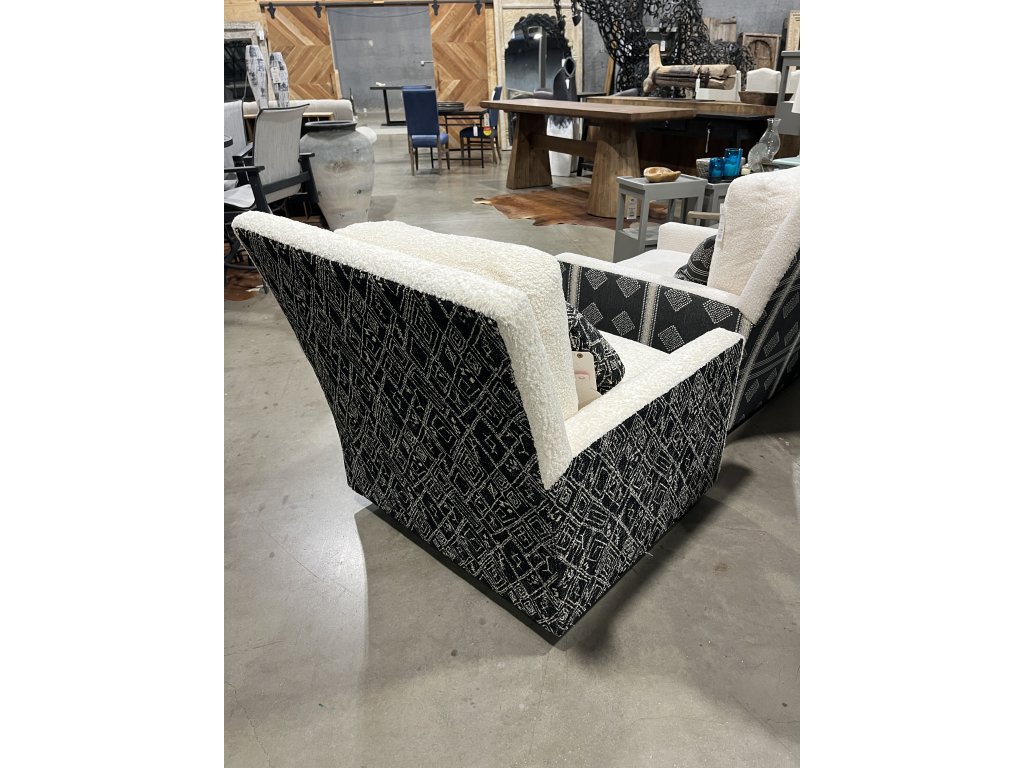 Upholstered Swivel Chair 