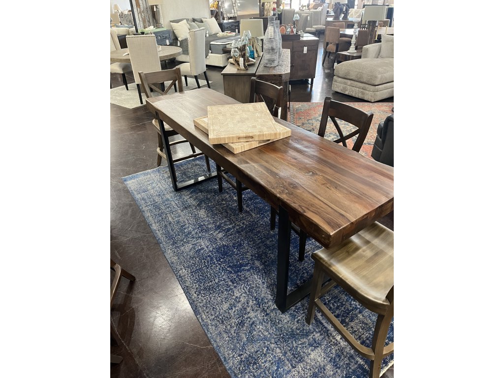 Reclaimed Solid Wood Counter Table 