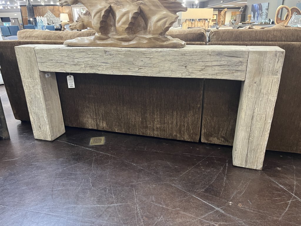 Wooden Beam Console