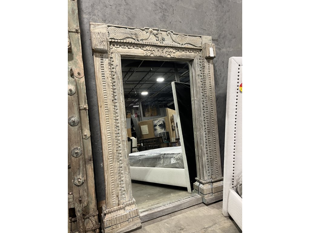 Mirror made out of a Old Entryway 