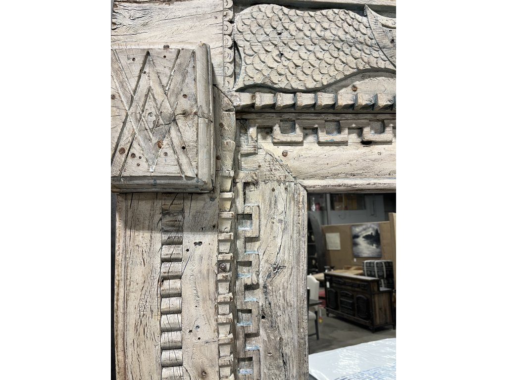 Mirror made out of a Old Entryway 