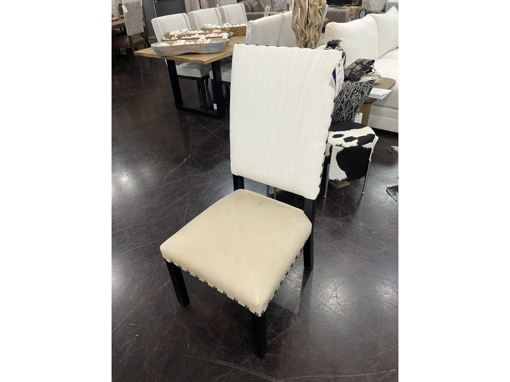 Leather and Fabric Marty Chair 