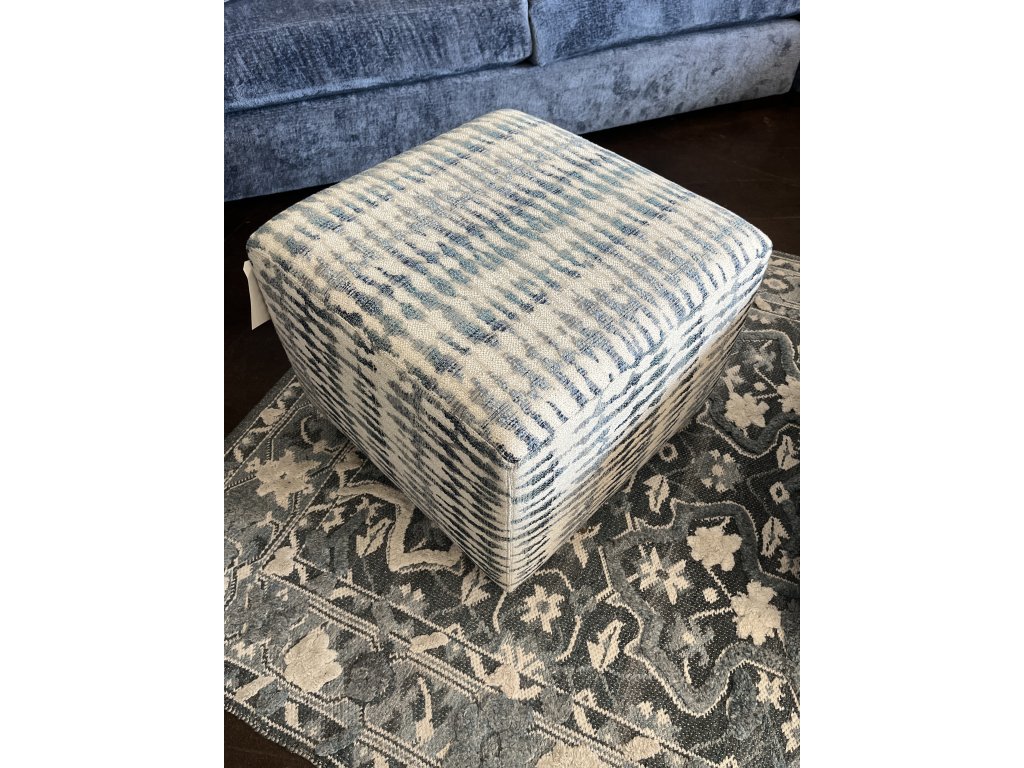Fabric Square Ottoman