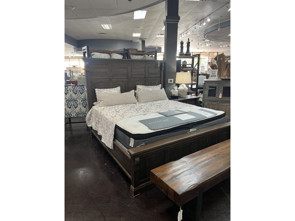 Complete Wooden King Bed