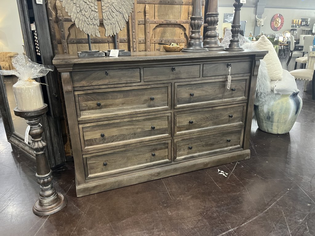 9 Drawer Wooden Dresser