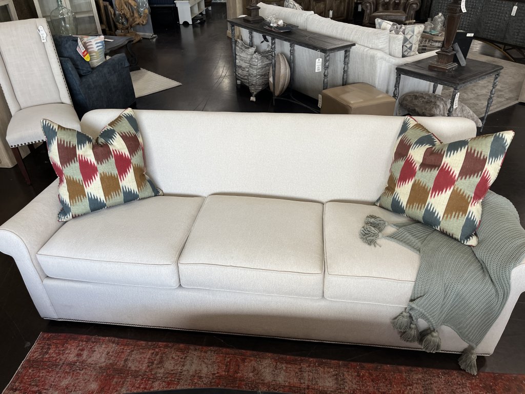 3 Cushion Sofa with Nailheads