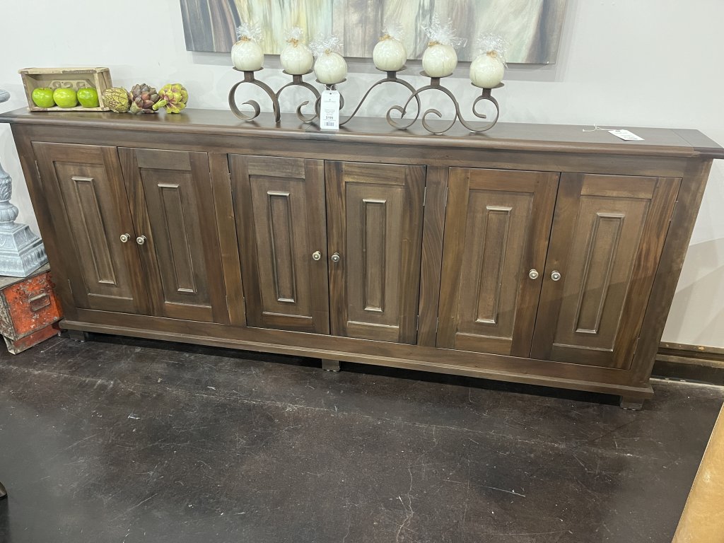Narrow 6 Door Sideboard