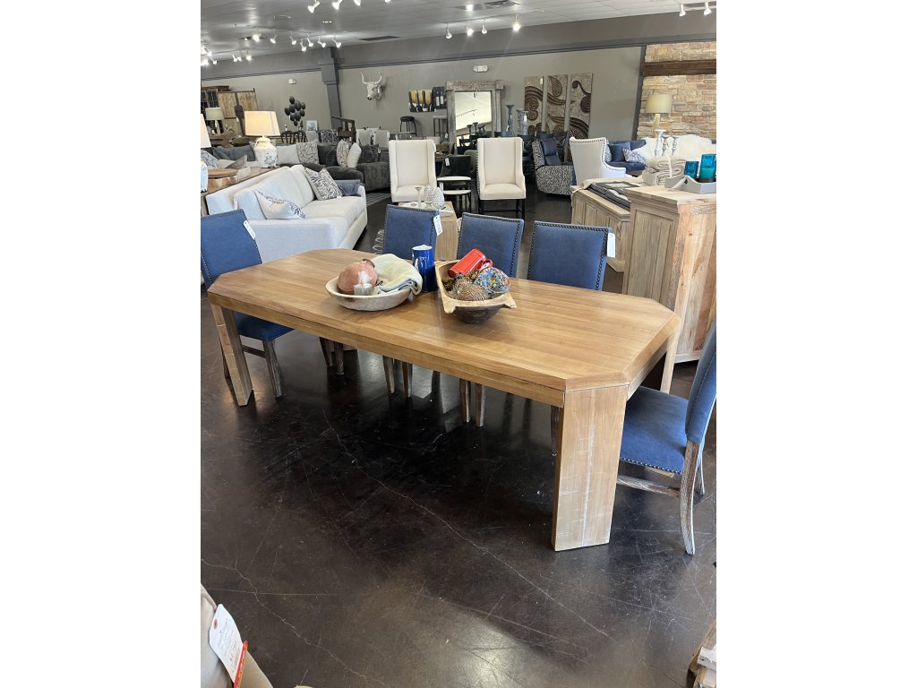 Wide Leg Octagonal Table