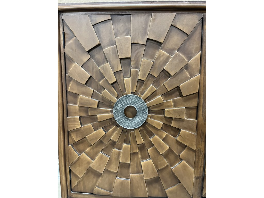 3 Door Decorated Sideboard - Alternative View