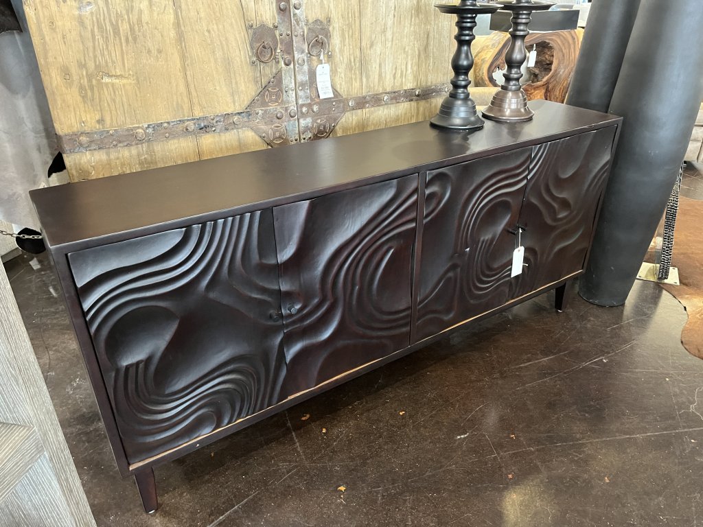 Carved 4 Door Sideboard