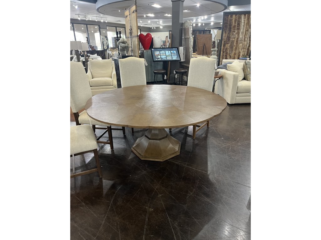 Expanding Round Dining Table