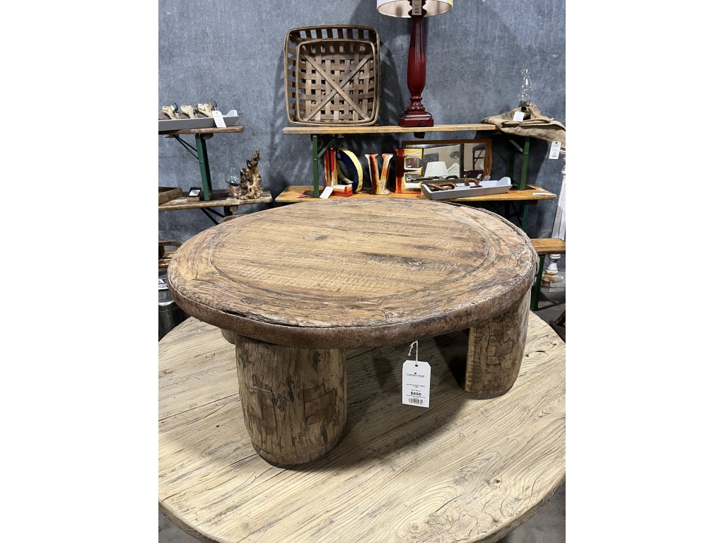 Vintage Wheel Coffee Table