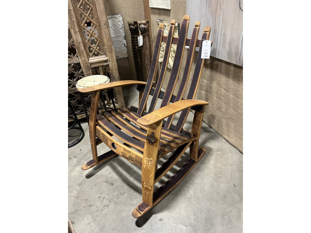 Wine Barrel Rocker