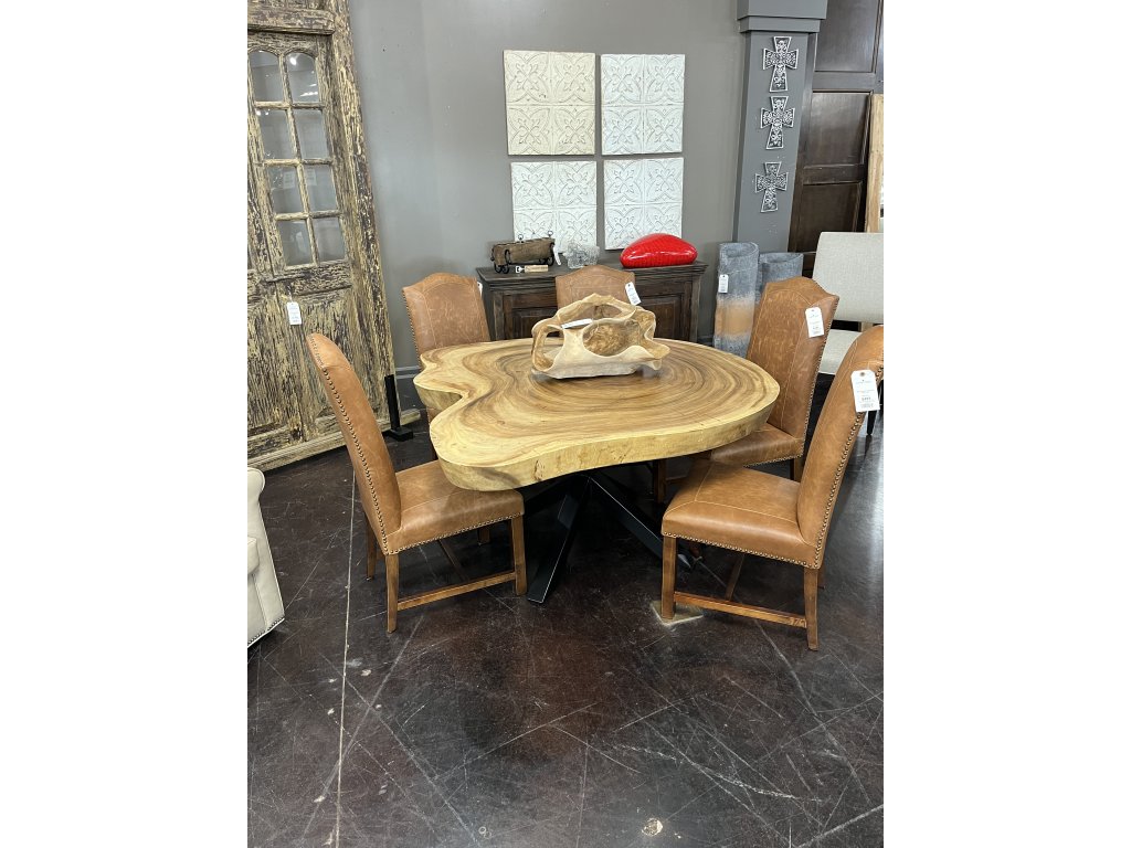 Live Edge Monkey Pod Dining Table