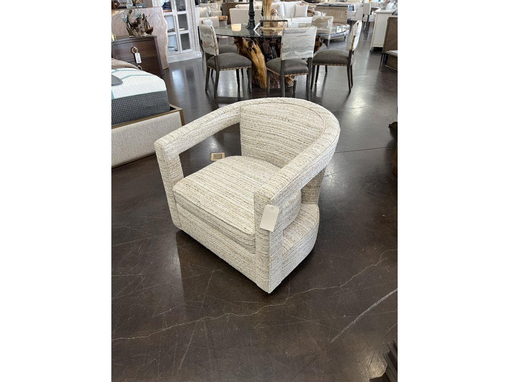 Open Arm Swivel Chair