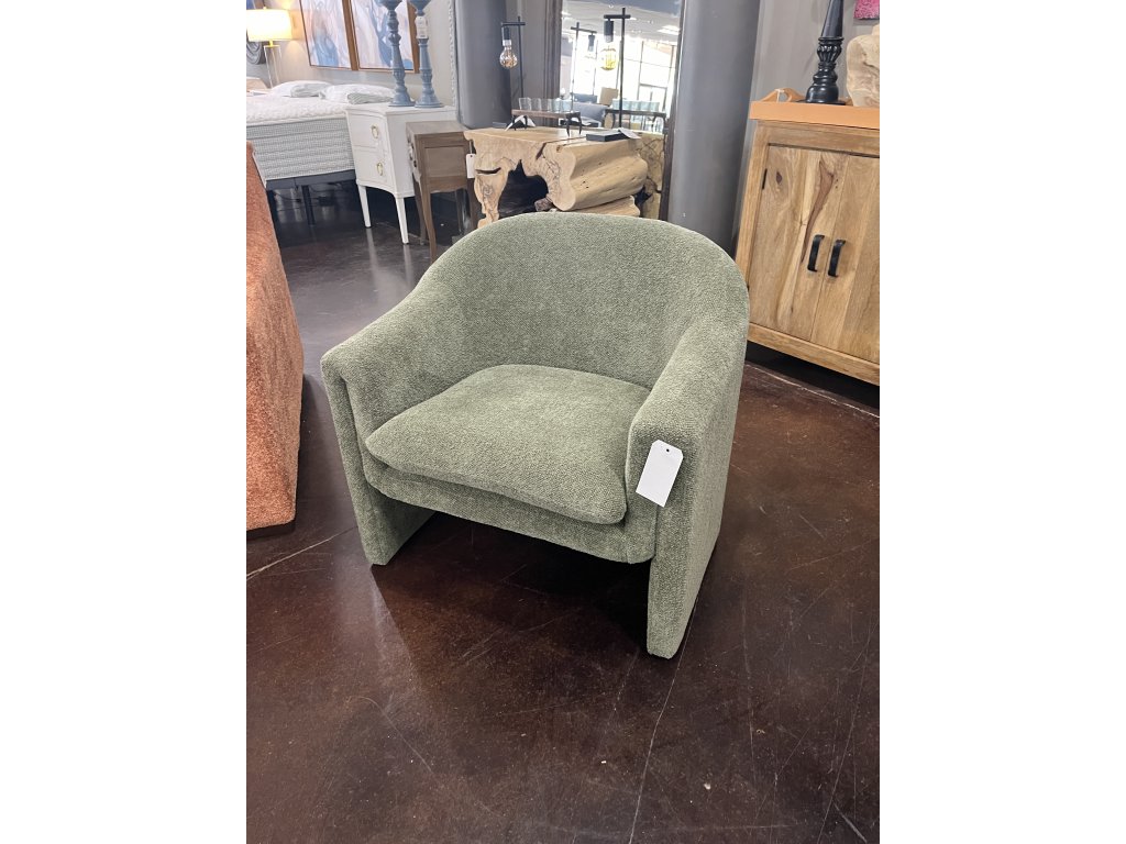 Modern Green Upholstered Chair